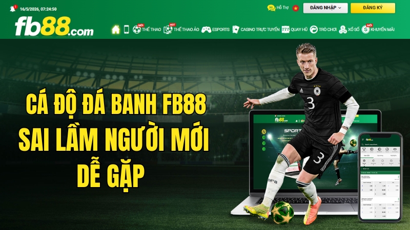 Cá Độ Đá Banh FB88 – Sai Lầm Người Mới Dễ Gặp